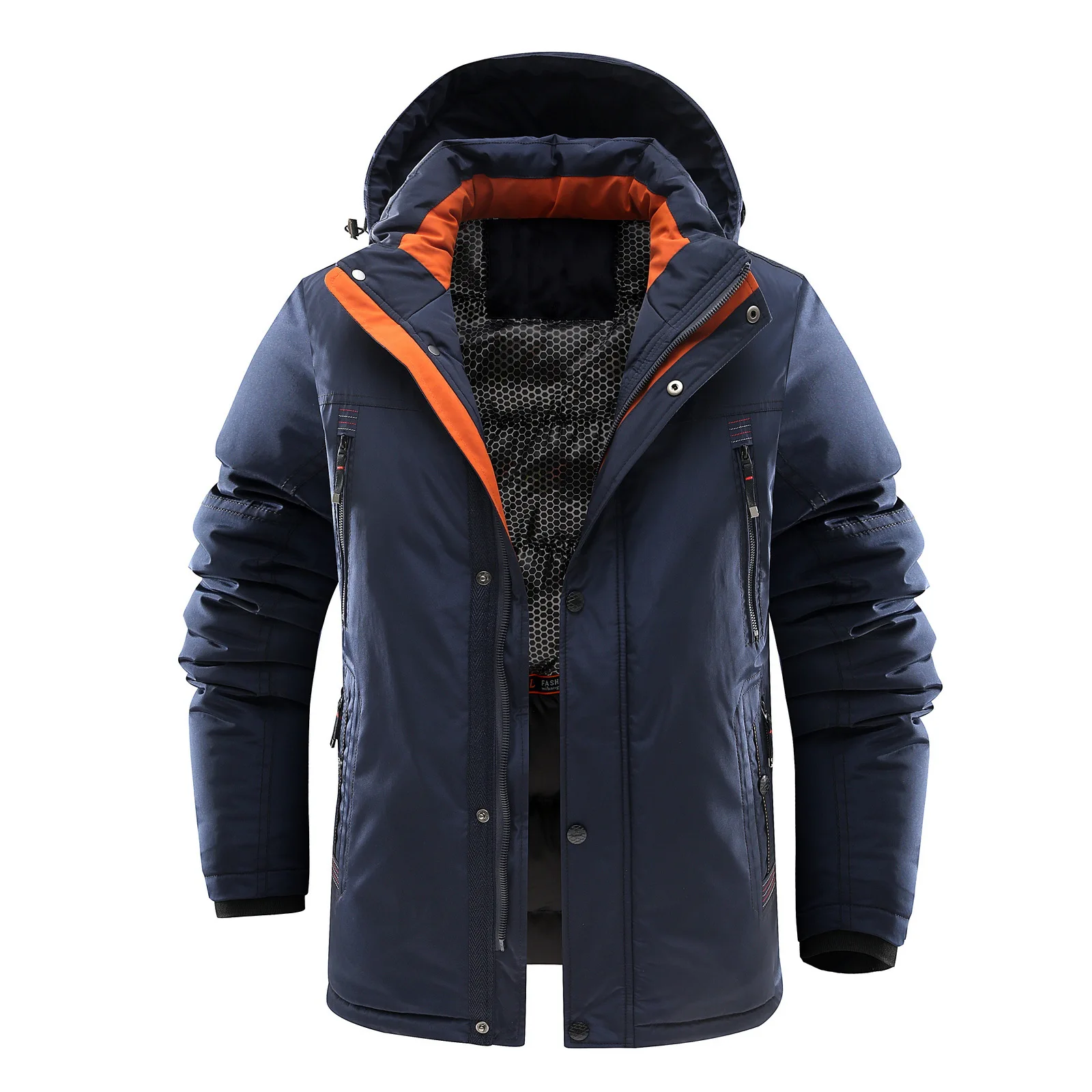 

Thick Windproof Warm Parka New Mens Hooded Casual Outwear Parkas Autumn Winter Men Warm Waterproof Parkas Fashion Style Outfits