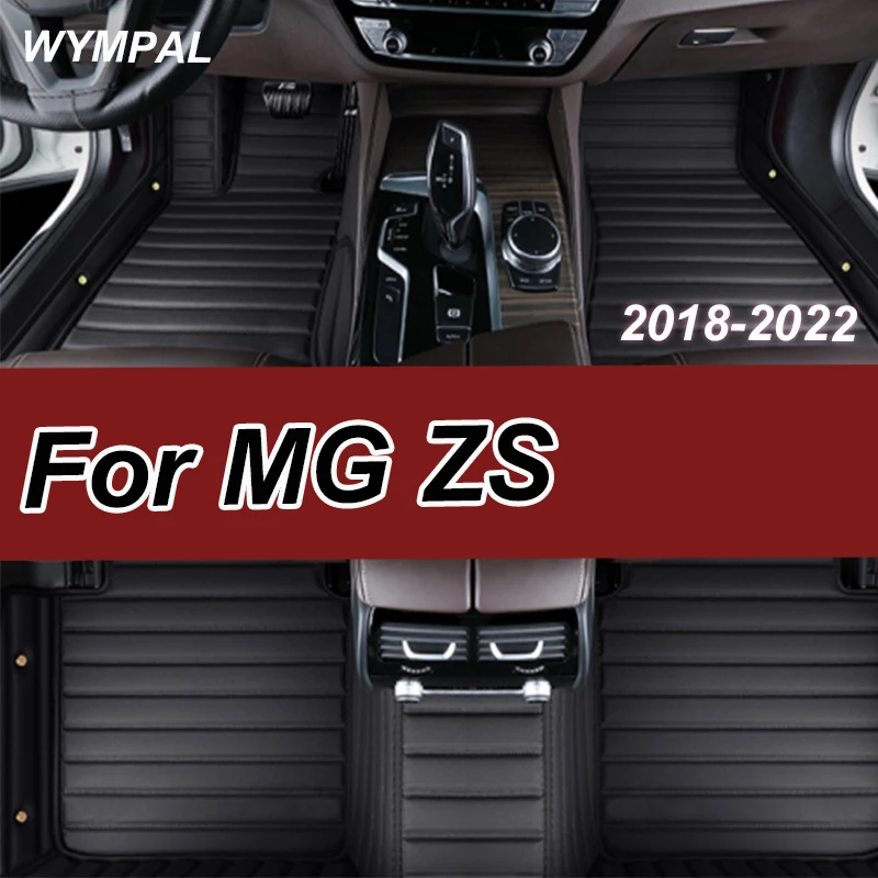 

Роскошные негибридные автомобильные коврики для MG ZS ZX ZST Astor ZS11 Crossover 2018 ~ 2022 водонепроницаемые напольные коврики с кнопкой ручного тормоза автомобиля