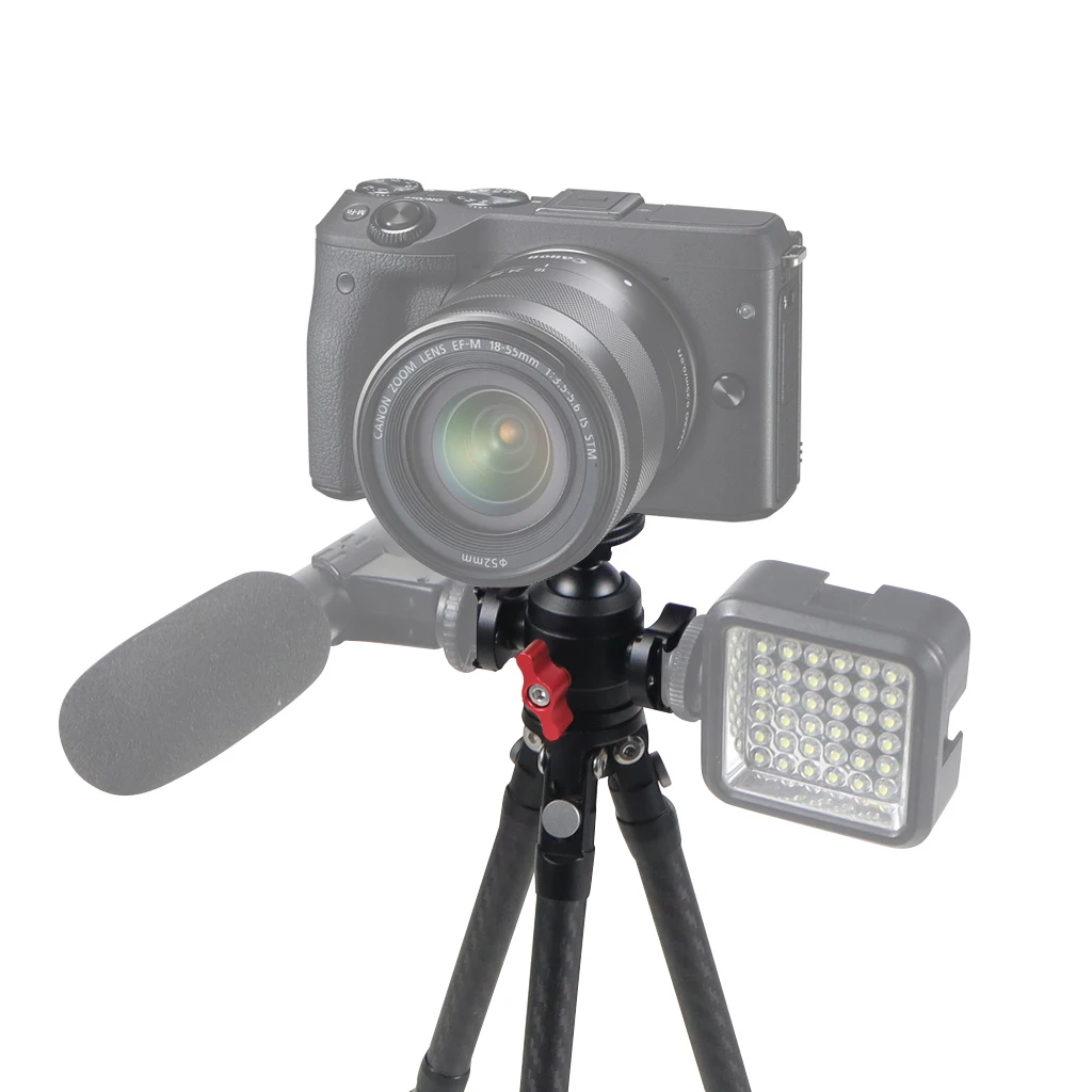 Mini Stativ Halterung Carbon Faser Desktop Ausziehbare Stativ Universal 1/4 "Schraube für DJI OSMO360 für Telefon DSLR Kamera – Detail 33