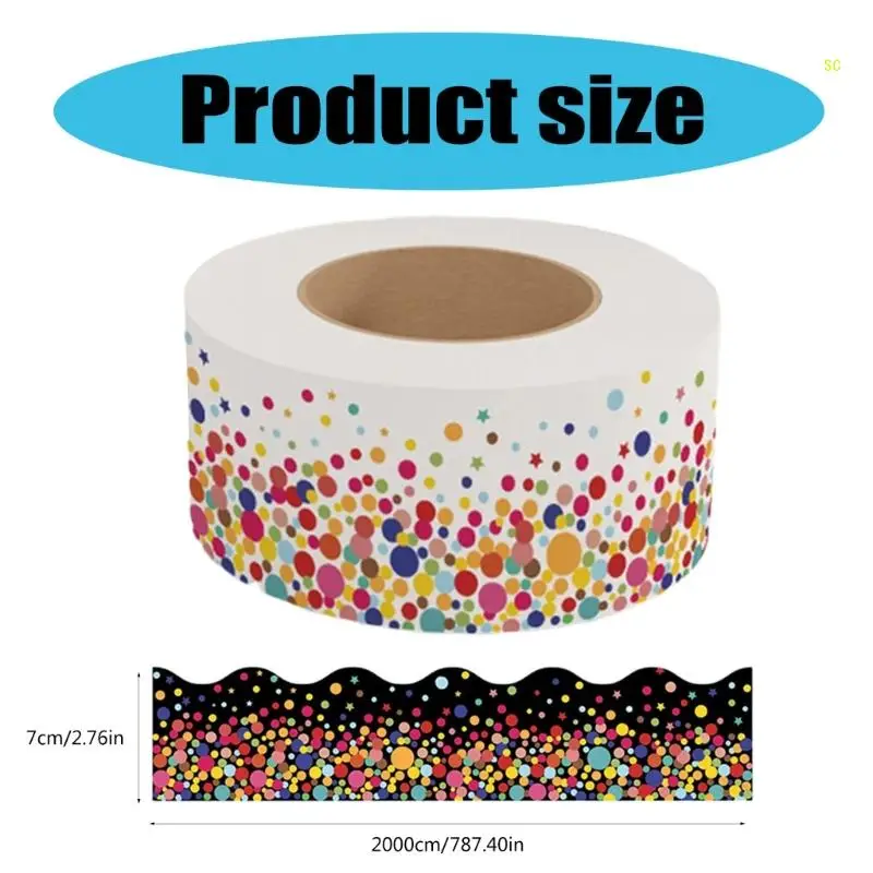 학교 게시판 칠판 장식 Dropshipping에 대한 감자 테두리 트림 스티커