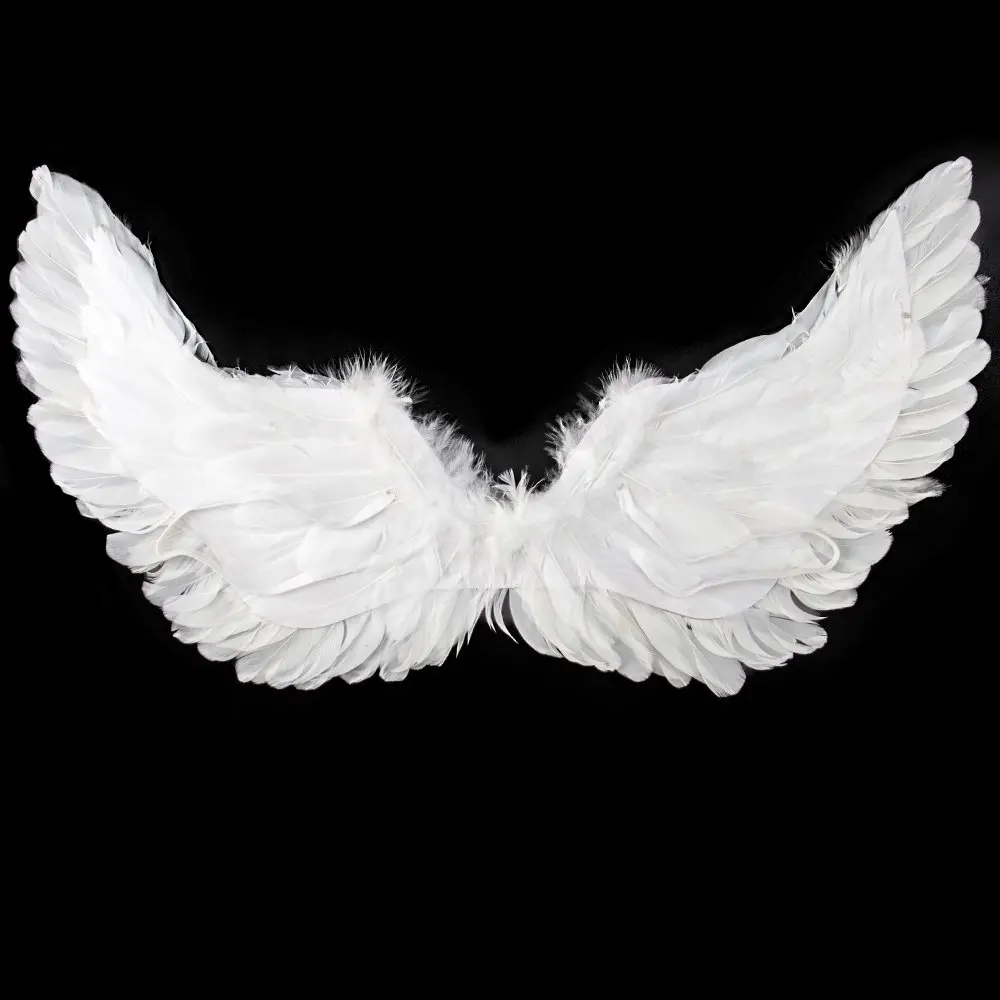 

White Angel Feather Wings Carnival Party Decoration Prop Scene Decoration Children Adult Fashion ShowPerformance Christmas Tree