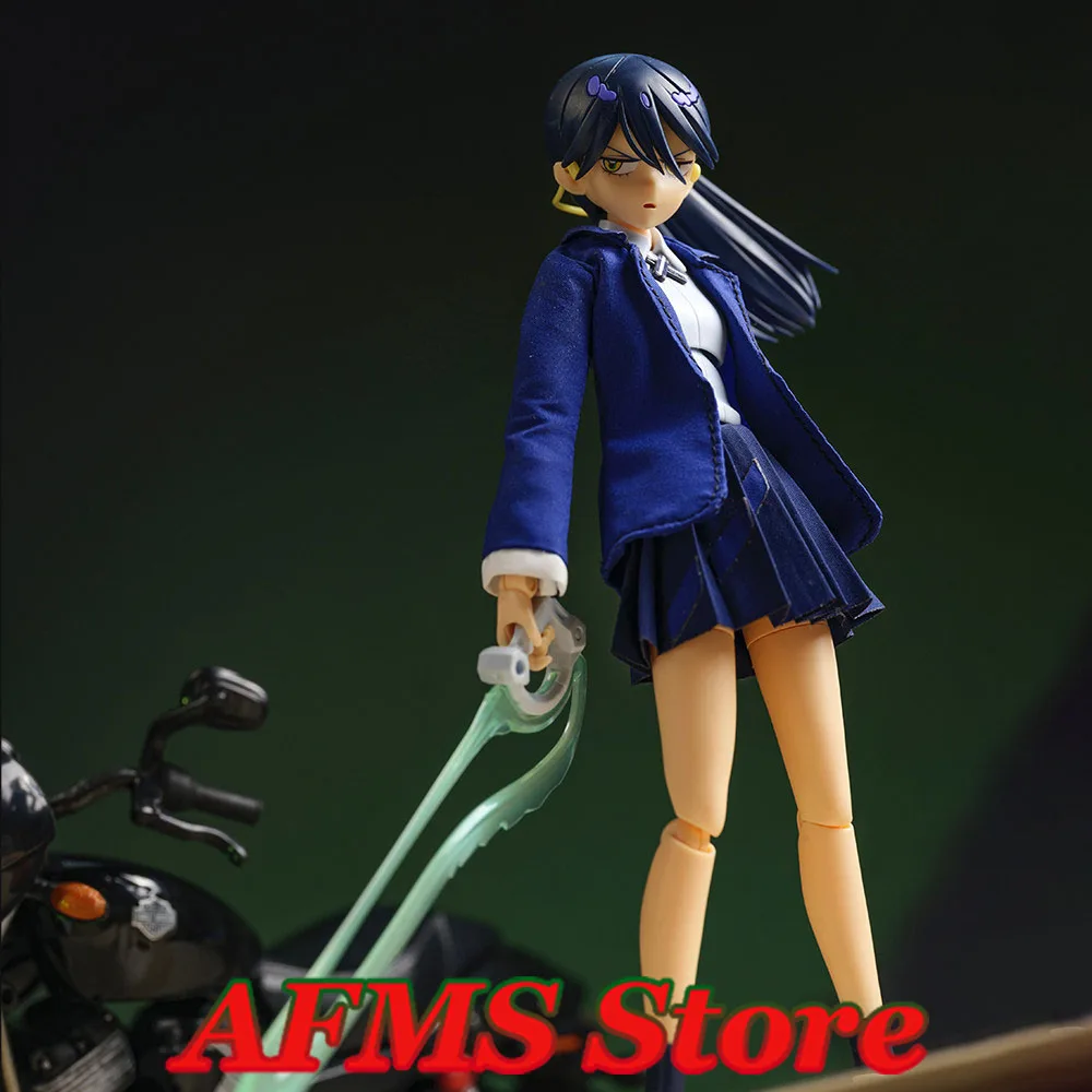 

Комплект униформы для 6-дюймовых фигурок: куртка в синем костюме и мини-юбка с плиссировкой, масштаб 1/12, для аниме-девочек Nyaan Driver