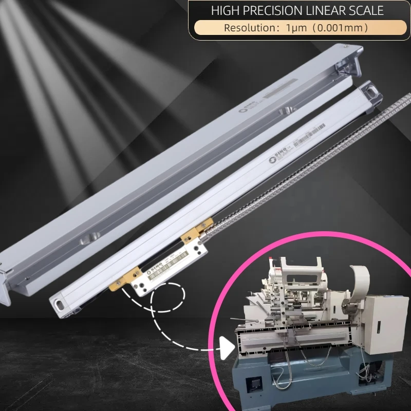 【KA-500】 70 120 170 220 270 320 370 420mm 1micron TTL DRO Linear Glass Scale KA500 0.001mm Optical Encoder Ruler