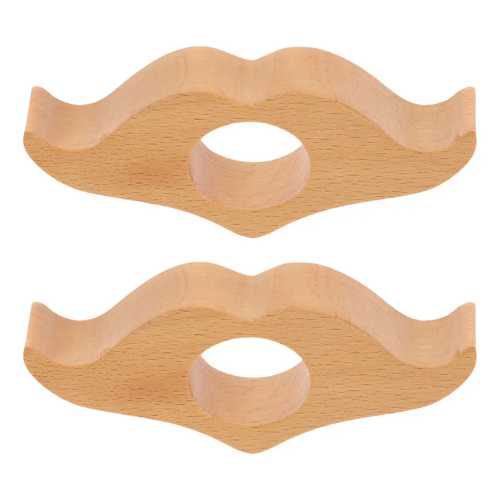 2Pcs Wooden Thumb Book Page Holders Handmade Finger Bookmarks Portable Reading Accessories Unique Rustic Book Holder for Reading