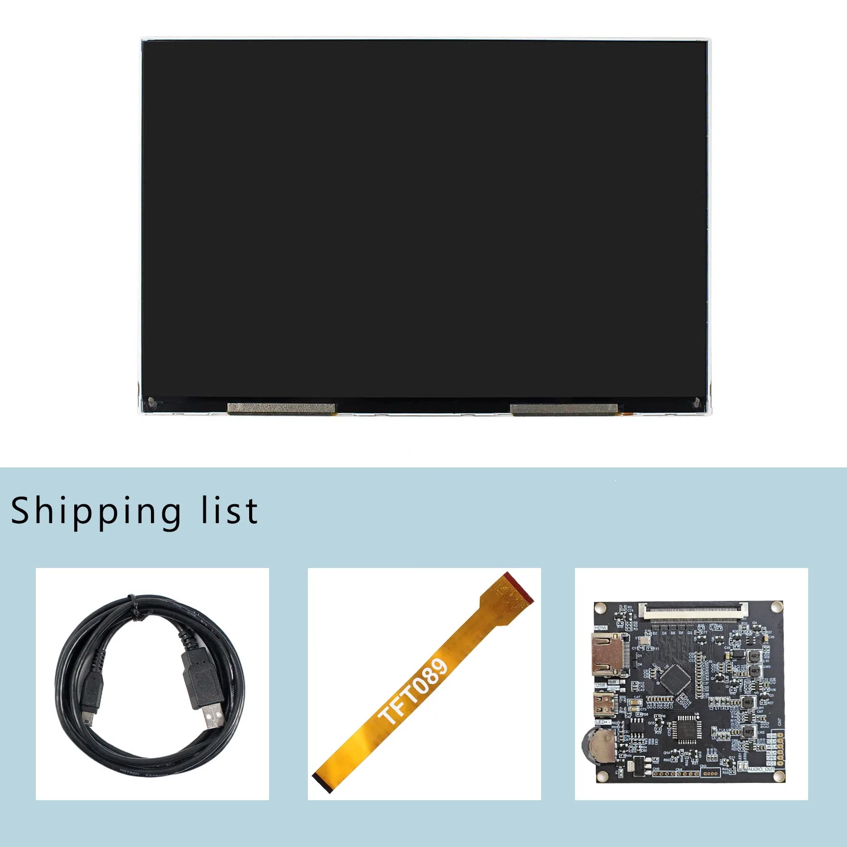 Board Work for 60Pin/61Pin Mipi LCD Screen with 8.9