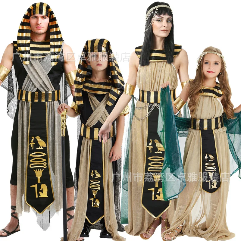 Kinder und Erwachsene Paar Medieval Griechischen Kostüm Cosplay Karneval Halloween Party Phantasie Kleid