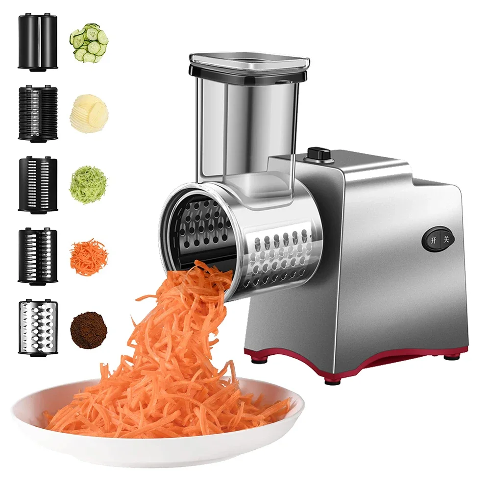 Electric Multifunctional Vegetable Cutter Home Vegetable Cutter God Commercial Automatic Potato Shredder Shredder Slicer 220v