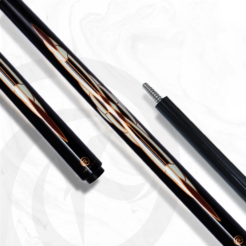 

Профессиональный кий из углеродного волокна для бассейна/снукера/бильярдного кия 12,9 мм, кожаный наконечник, радиальный и Uni-Loc, 20-22 унции, регулируемый вес