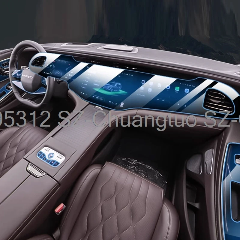

Защитная пленка из ТПУ для EXEED VX 2023-2026, салон автомобиля, центральная консоль, ЖК-экран, прозрачная наклейка, пленка против царапин