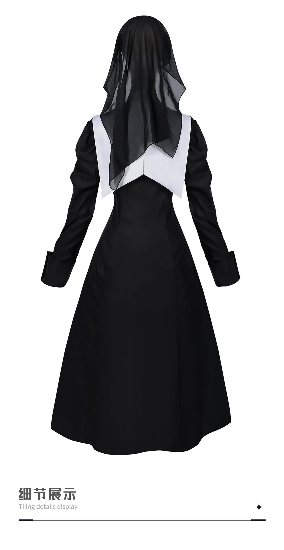 Ensemble Déguisement Nonne Femme – photo 6