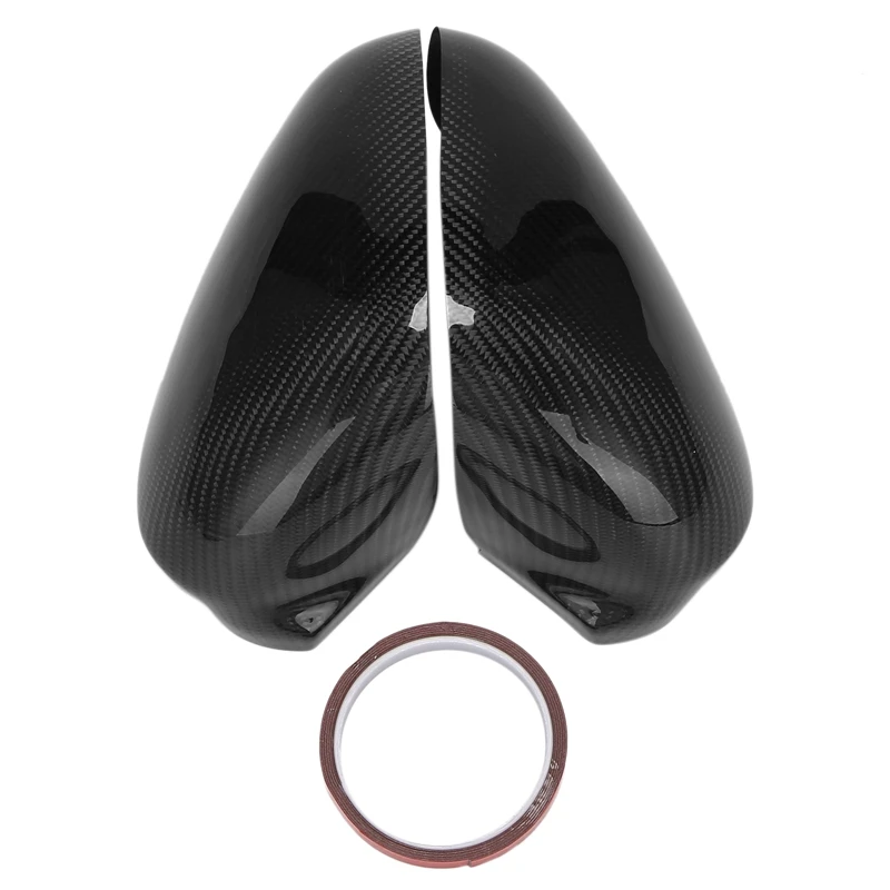 

For Maserati Quattroporte GT GTS 2007-2018 Real Carbon Fiber Side Rear View Mirror Cover Trim Side Wing Mirror Caps