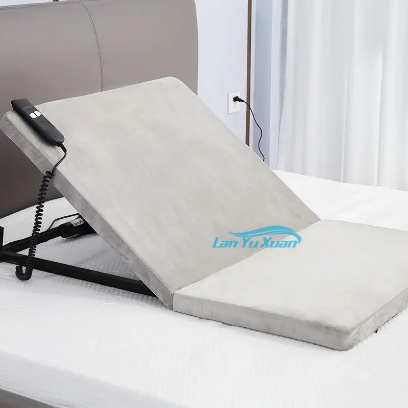 Healthcare Medical Pillow Elderly Head Rise Frame with Wired Handset Adjustable Bed Backrest