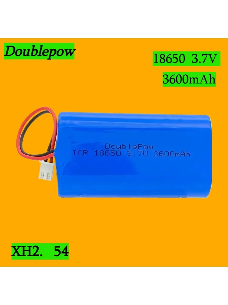 Batterie au Lithium 3.7V 3600mAh 18650 batterie Rechargeable amplificateur haut-parleur panneau de Protection + prise XH-2P