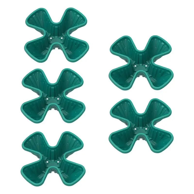 

Крытые и уличные садовые горшки, штабелируемые 5-уровневые садовые горшки, садовые горшки, эффективность способствует дренажу, предотвращает вращение корня для