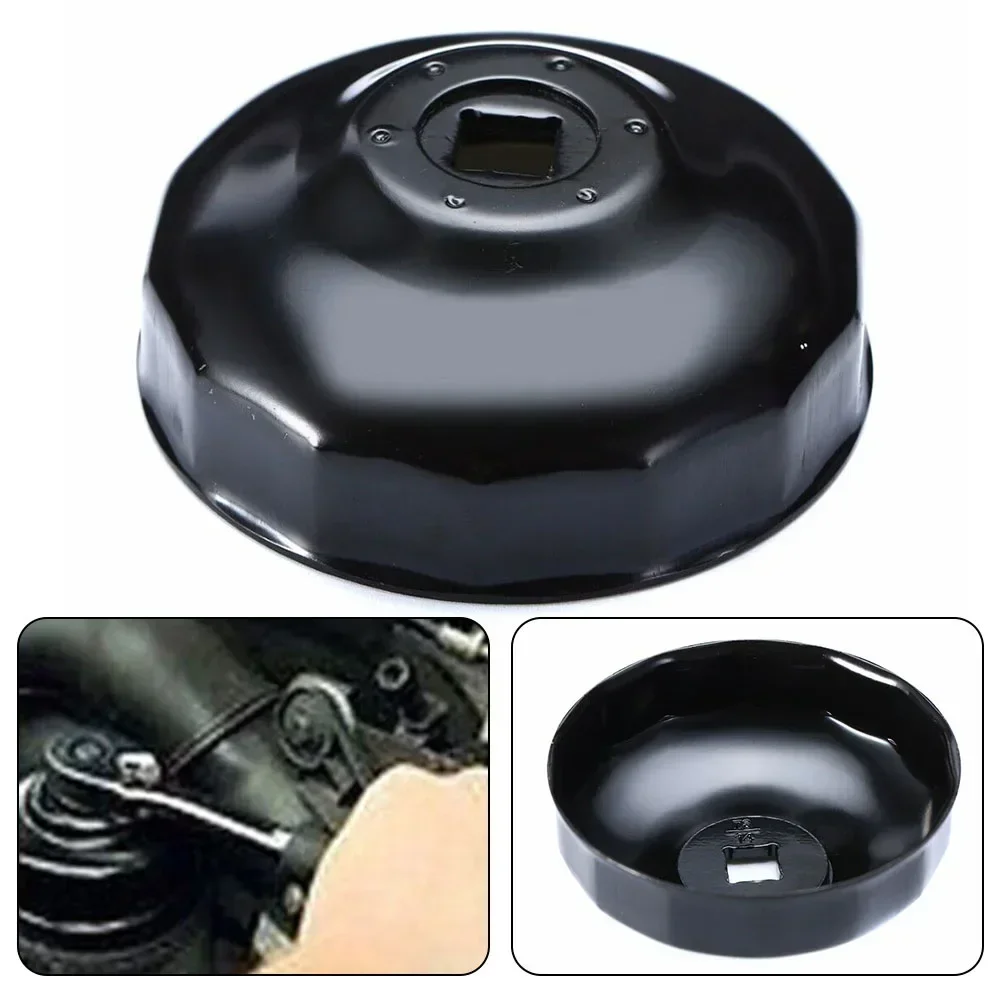 Brand New Oil Filter Cap Wrench Socket Black Car Accessories Remoal Tool Replacement 3/8\