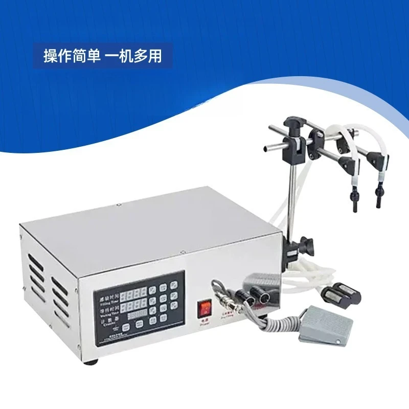 Semi-Automatic Essential Oil Perfume Filling Machine with Electric Pump, for Beverage Oral Liquid and Small Bottle