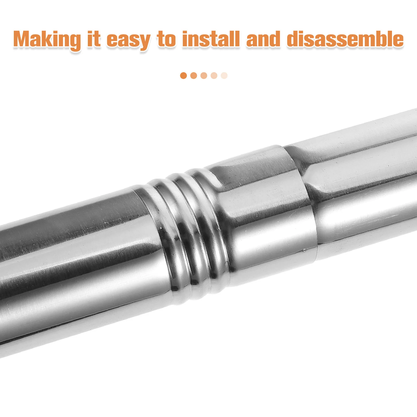 Adjustable Loft Ladder Pull Down Hook Pole Stainless Steel For Attic Stairs Garage Storage Ladder Accessories Ceiling