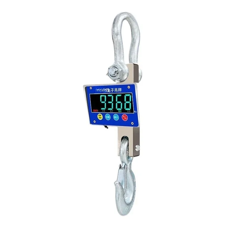 Electronic scale wireless lifting scale 10t tape printing stainless steel 5t hook scale for driving