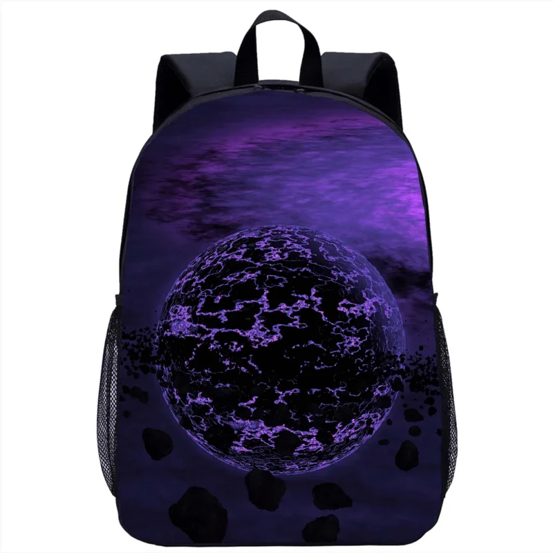 Universe Fantasy Planet Print Schoolbag, Teenager Book Bag, Mochilas casuais diárias, Mochila de viagem, meninas, meninos, estudantes, mulher, homem