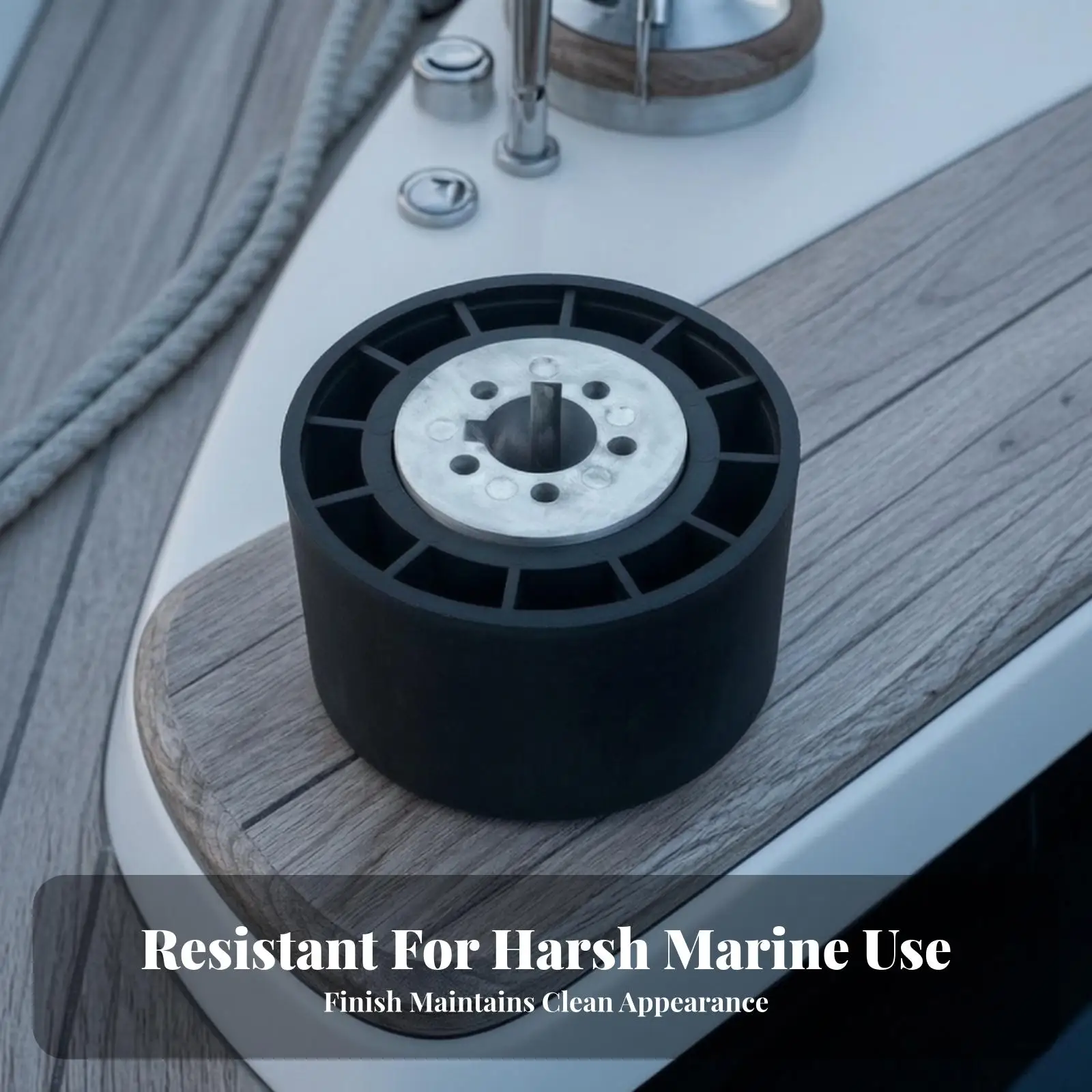 Aluminum Alloy Boat Steering Wheel Adapter Kit 87mm Diameter 49mm Height for Marine Steering System Replacement