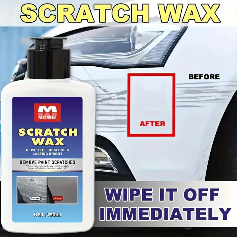 Scratch Wax Kit for Car Paint Repair - Multipurpose Scratch Removal & Polishing, Vehicle Surface Restorer, Paintwork Scratch