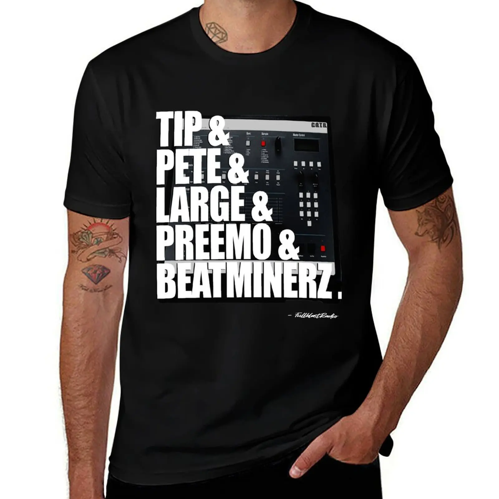 Chairmen of the Boards 1 - QTip, Pete Rock, Large Pro, Dj Premier, Beatminerz T-Shirt Durable Work Wear T-Shirt