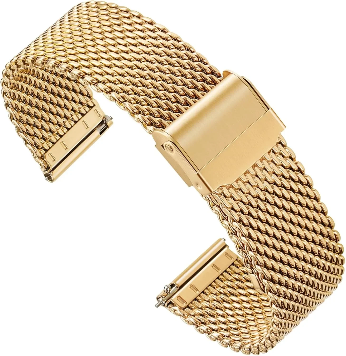 1,0 mm Milanese Mesh Armband Edelstahl Shark Mesh Uhrenarmband 18 mm 20 mm 22 mm 24 mm Schnellverschluss-Armbänder für Seiko-Gürtel