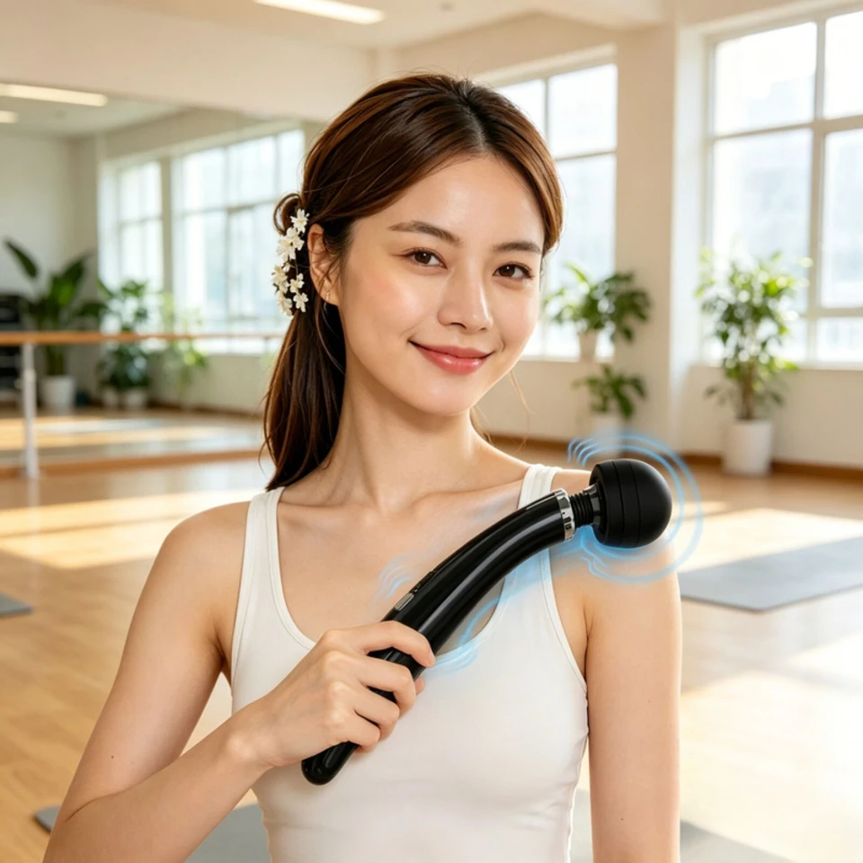 

High Quality Elbow Expansion Handle Body Massage Gun Deep Tissue Vibration Therapy Muscle Massage Gun For Back