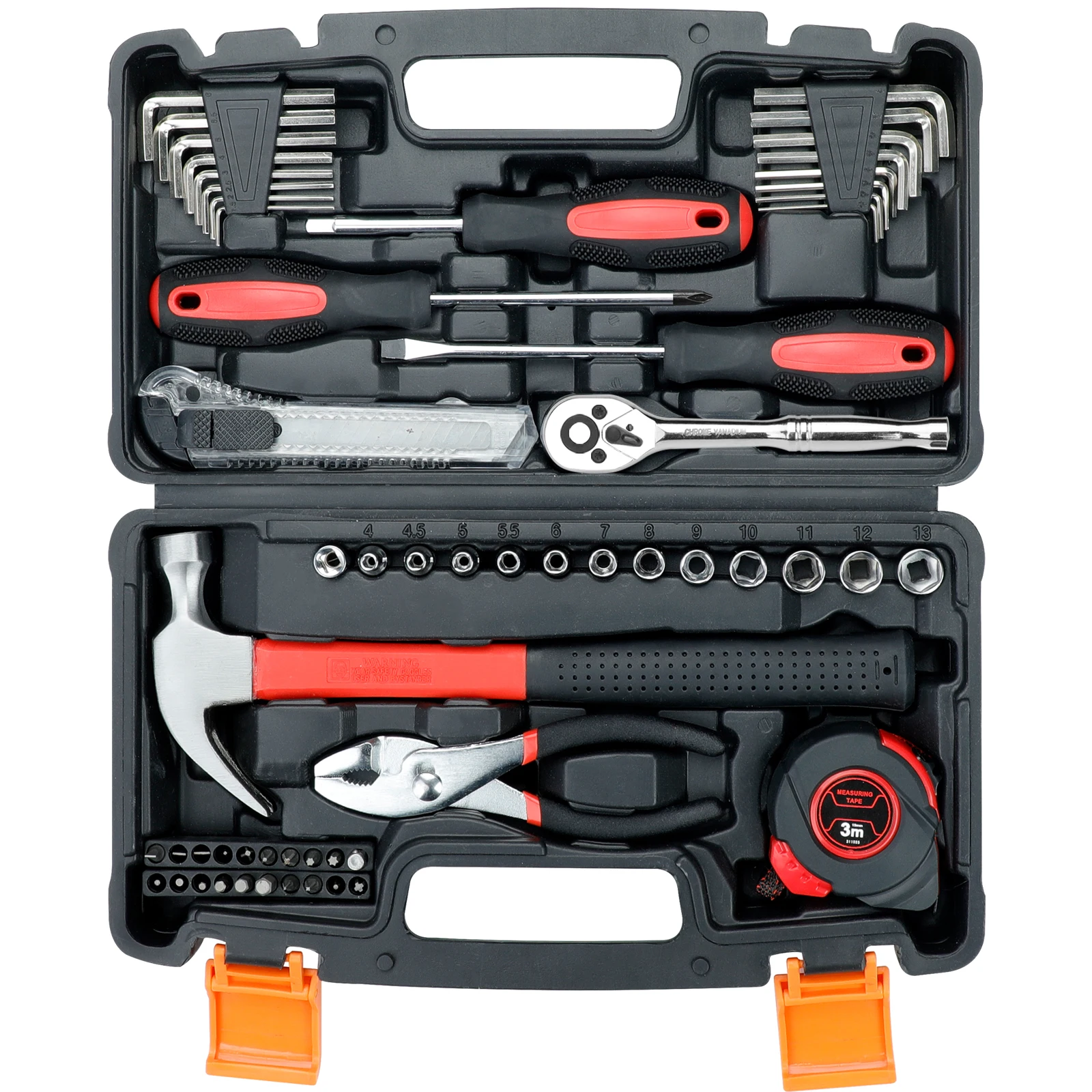 

57pcs Hand Tools Set Hardware Repair Box