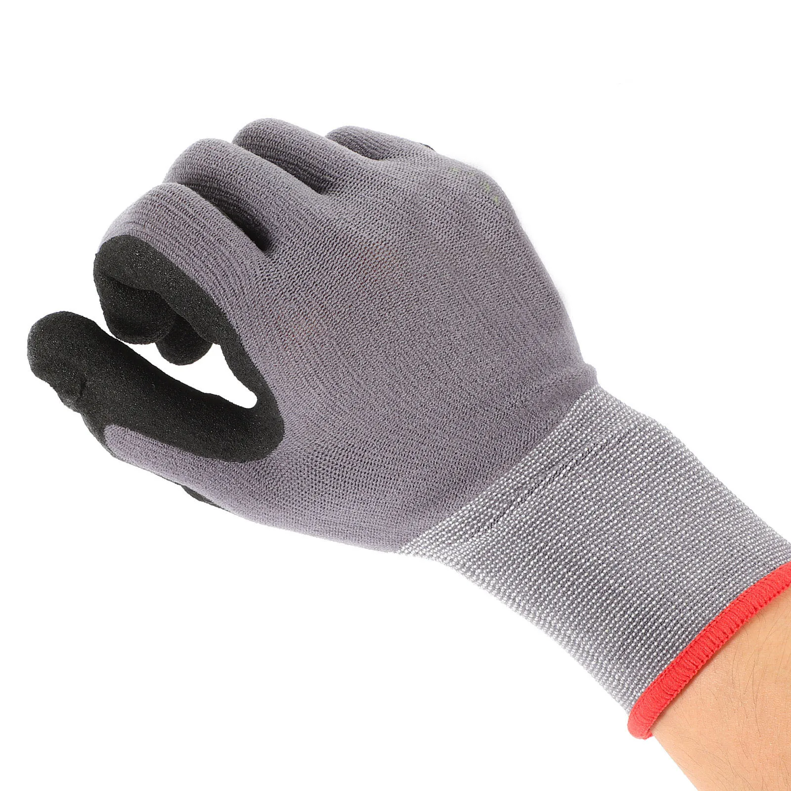 

1Pair Wear-Resistant Safety Gloves Anti-Slip Nylon Cut Resistant Gloves for Gardening Protection Slicing Wood Carving Tasks