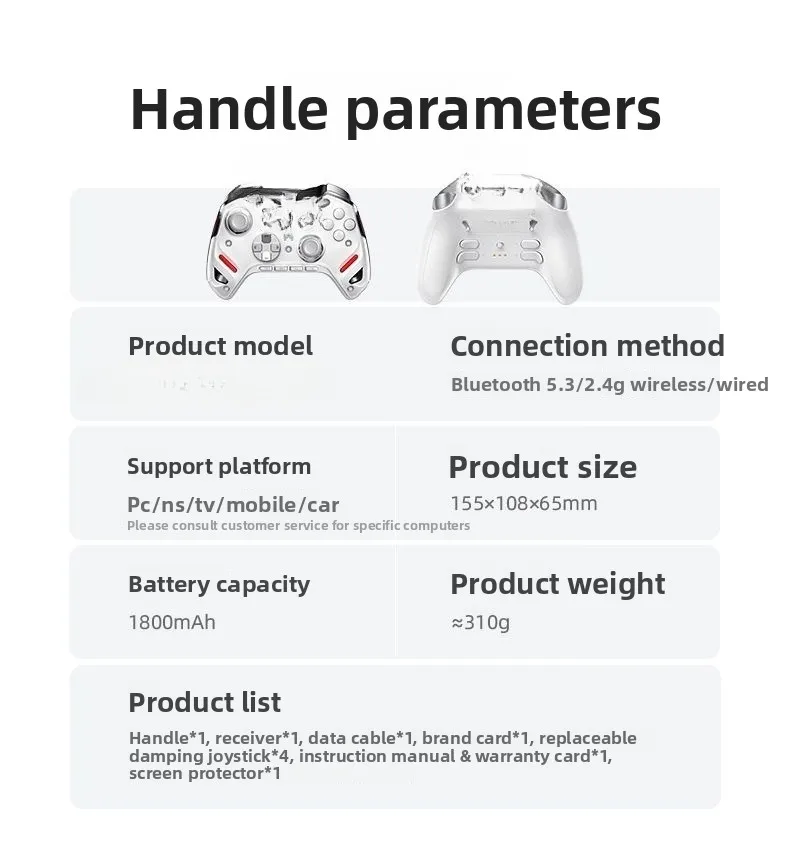 Gamepad celular computador sem fio bluetooth tela grande