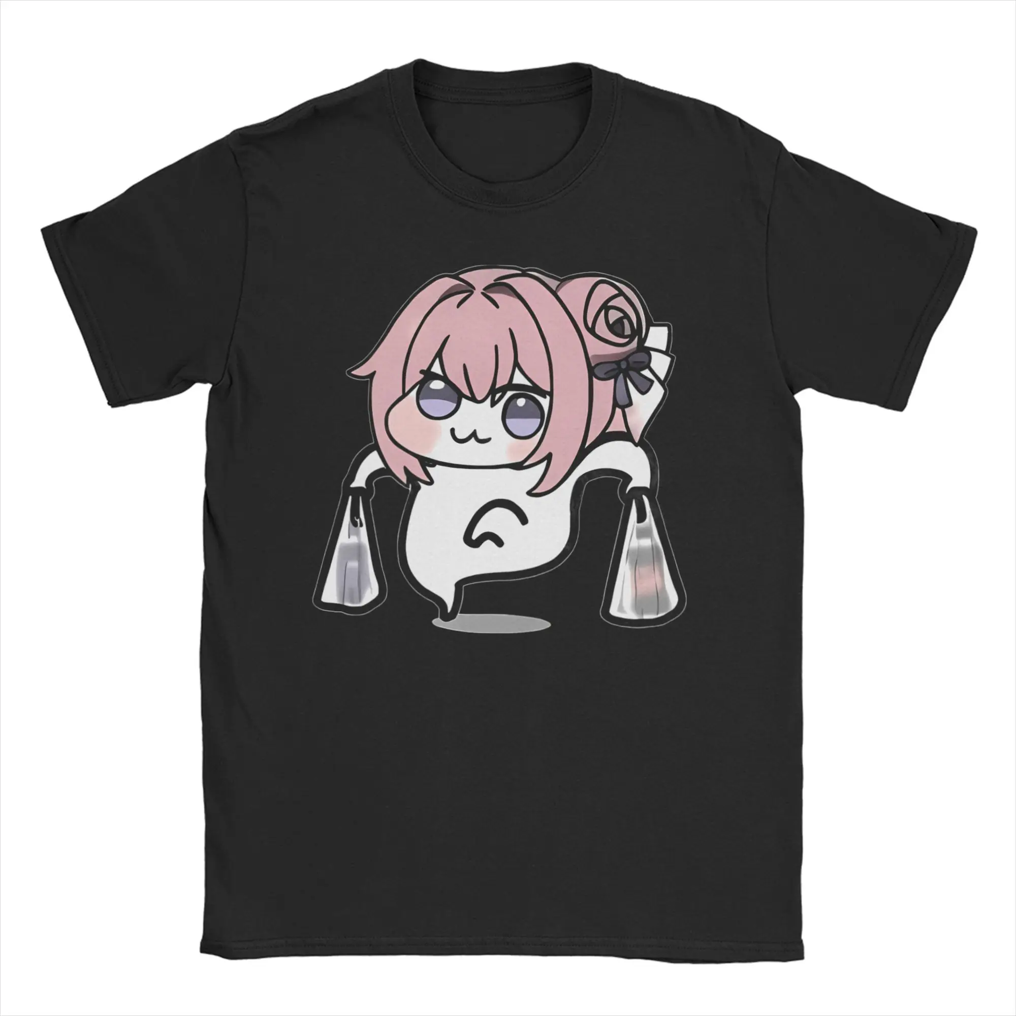 

Новая модная футболка Doro Meme Nikke для мужчин и женщин, забавная футболка с короткими рукавами и круглым вырезом, хлопковая одежда с принтом