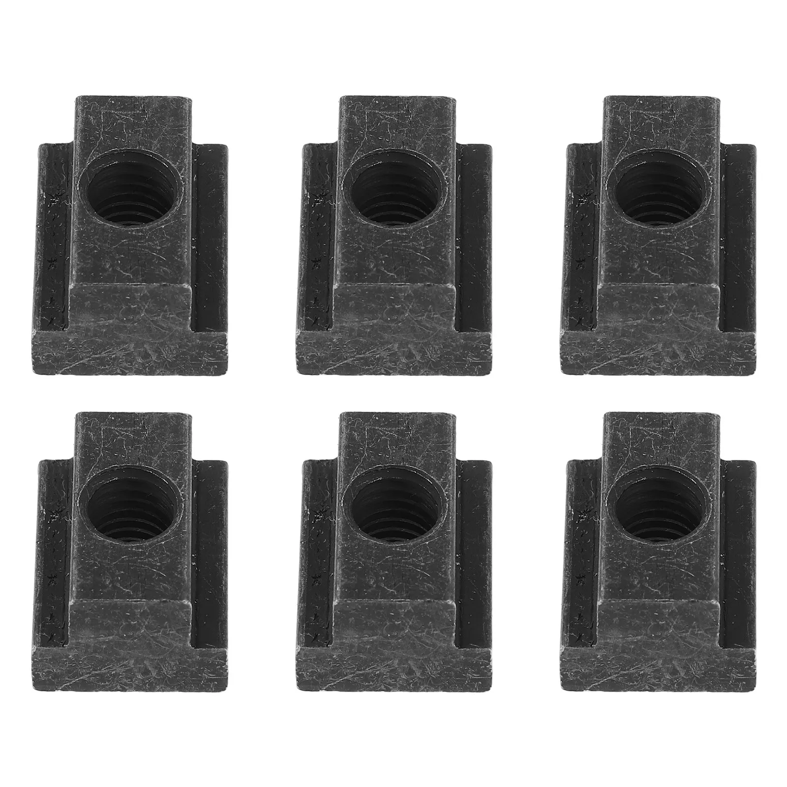 6Pcs T-Slot Nuts High Strength for Machine Tool Applications Easy Installation Secure Clamping for T Slot Hardware Fastening