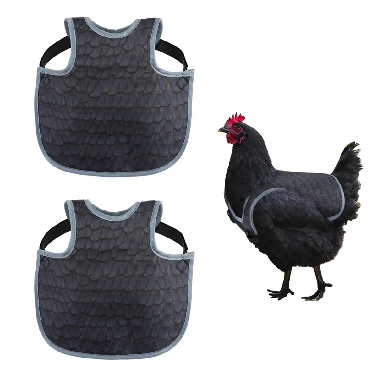 2026 Trend Chicken Saddles for Hens, Chicken Apron Back Protector for Hens with Adjustable Strap, Chicken Hen Mating Saddle