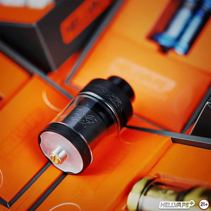 Original Hellvape Dead Rabbit V2 RTA Tank 5ml Push-style Refilling Atomizer Rabbit Ear Deck 25mm DIY Atomizer For 510 Box Mod