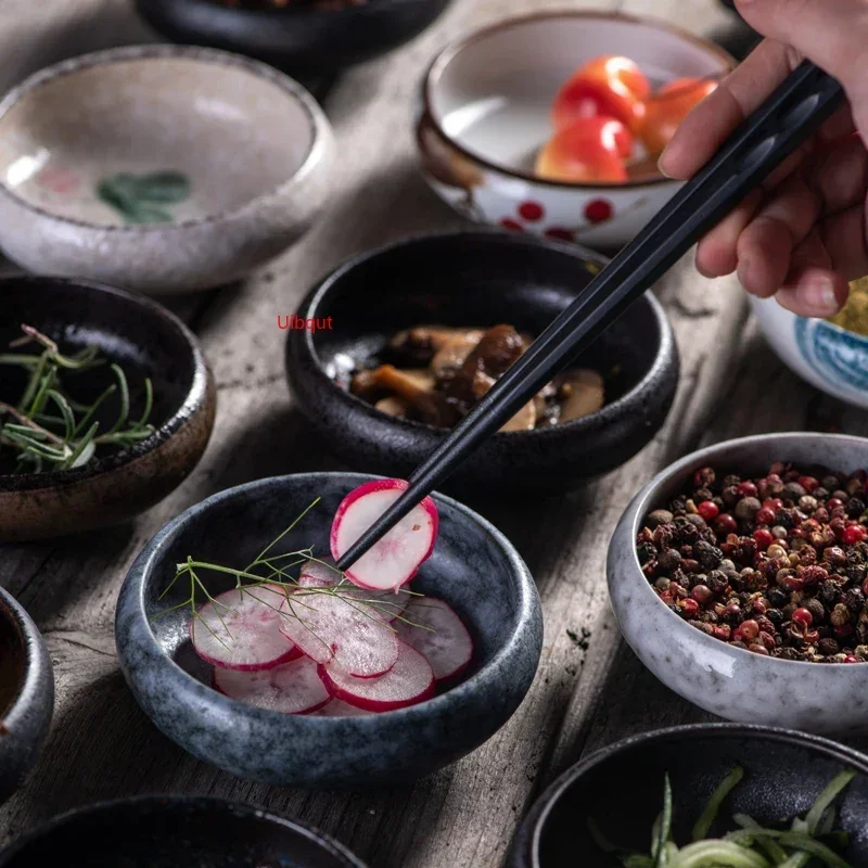 طبق توابل سيراميك ، للوجبات الخفيفة اليابانية ، الصويا ، السوشي ، صلصة المرق ، الخل ، والمربى ، أطباق المطبخ الصغيرة ، أدوات المائدة