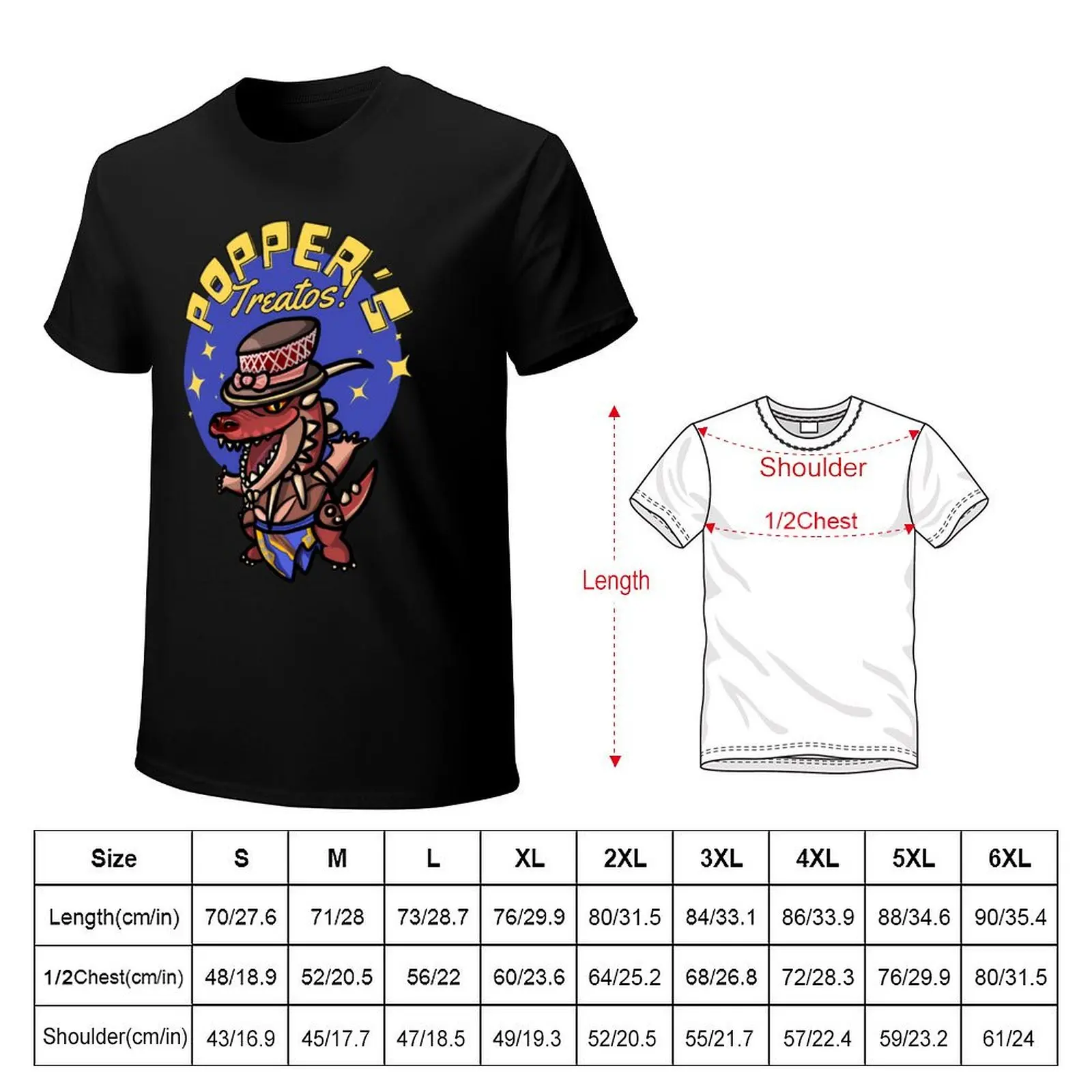 Popper'S Treatos (Popper Sells Good Stuff) T-Shirt Casual Everyday Wear T-Shirt