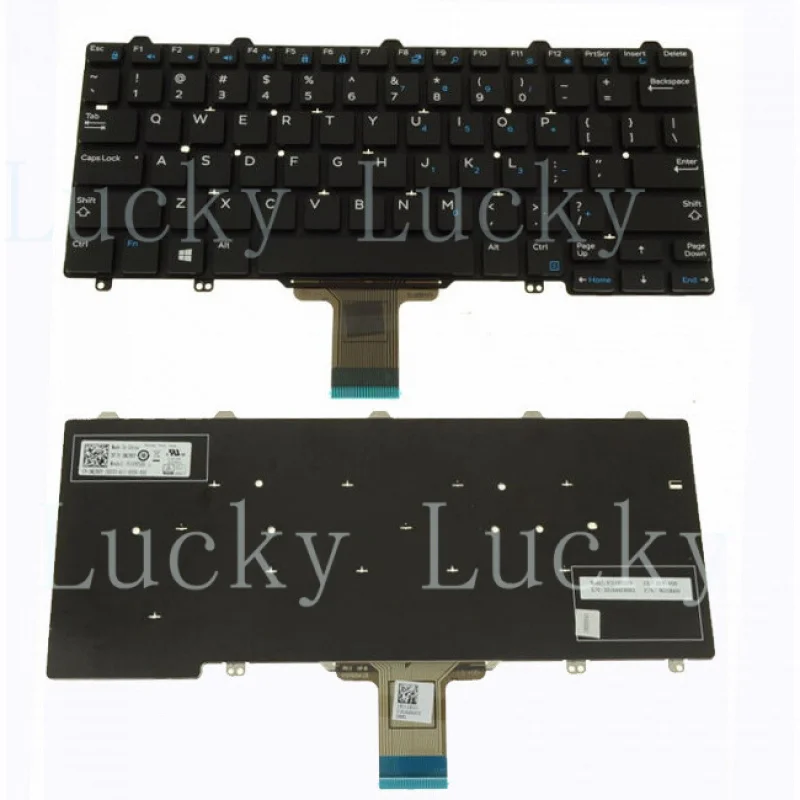 f  MJ8HY FOR DELL Latitude E5270 E7270 Laptop Keyboard without Backlit