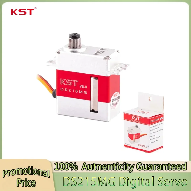 KST DS215MG Digital V8.0 Version Coreless Swashplate CCPM / Rudder Servo For 380 450 480 500 RC Helicopter