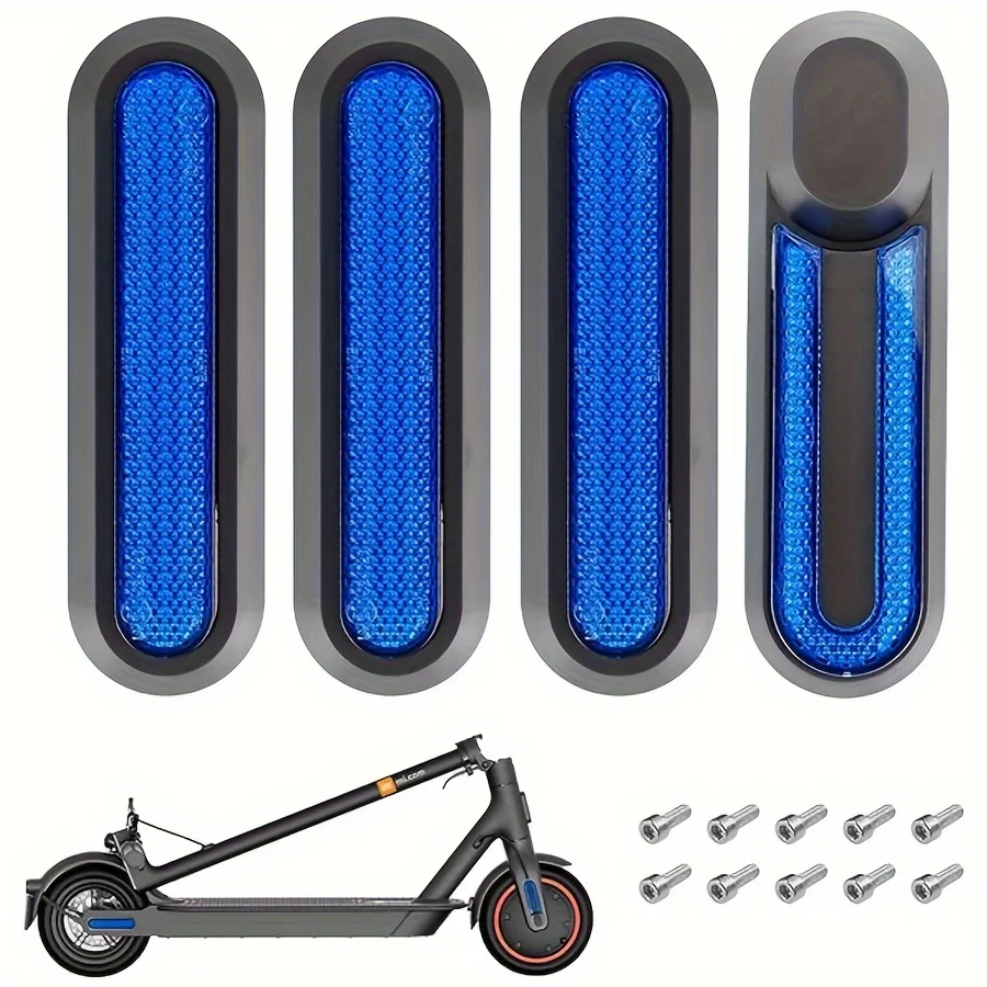 1 Set Electric Scooter Hub Cover Protective Shell Reflective Sticker Suitable for Xiaomi 1S Pro 2 M365 Scooter Accessories