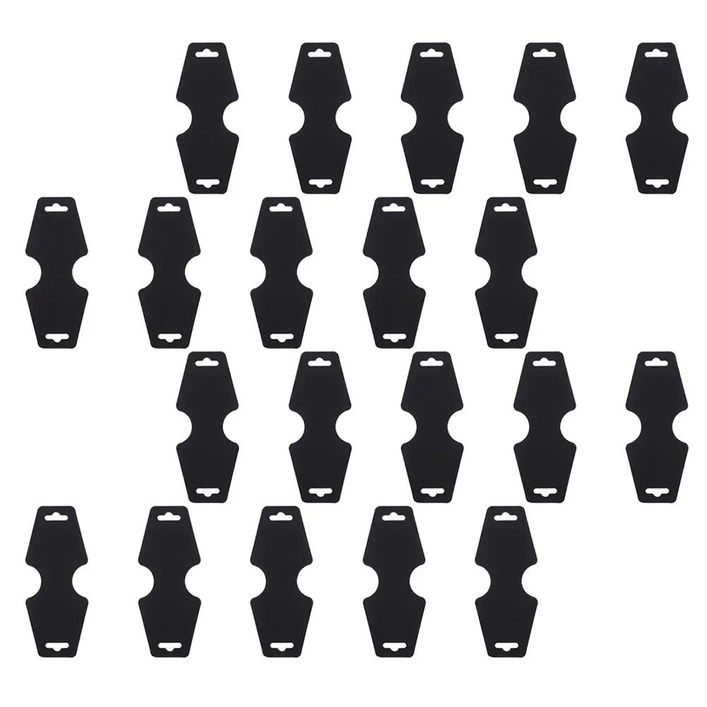 

100 Sheets Paper Card Hanging Blank Jewelry Display Cards for Earrings Necklace Organizing Craft Shows Premium Material