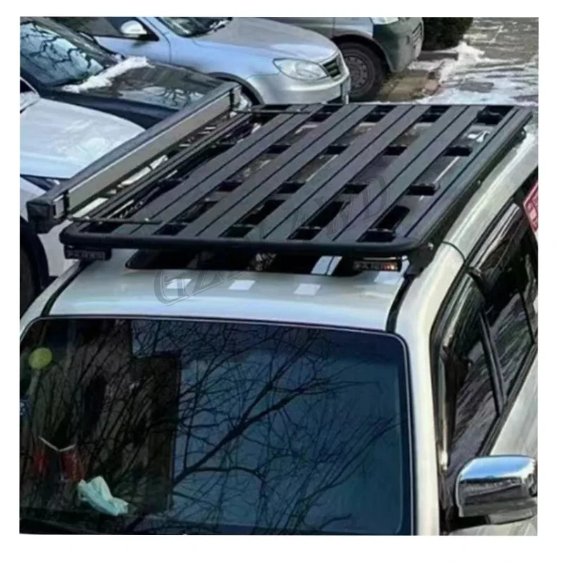 

Flat Aluminum Roof Rack for Land Cruiser 100 Series FJ100 LX470 1998-2002 Roof Rack 220*125cm
