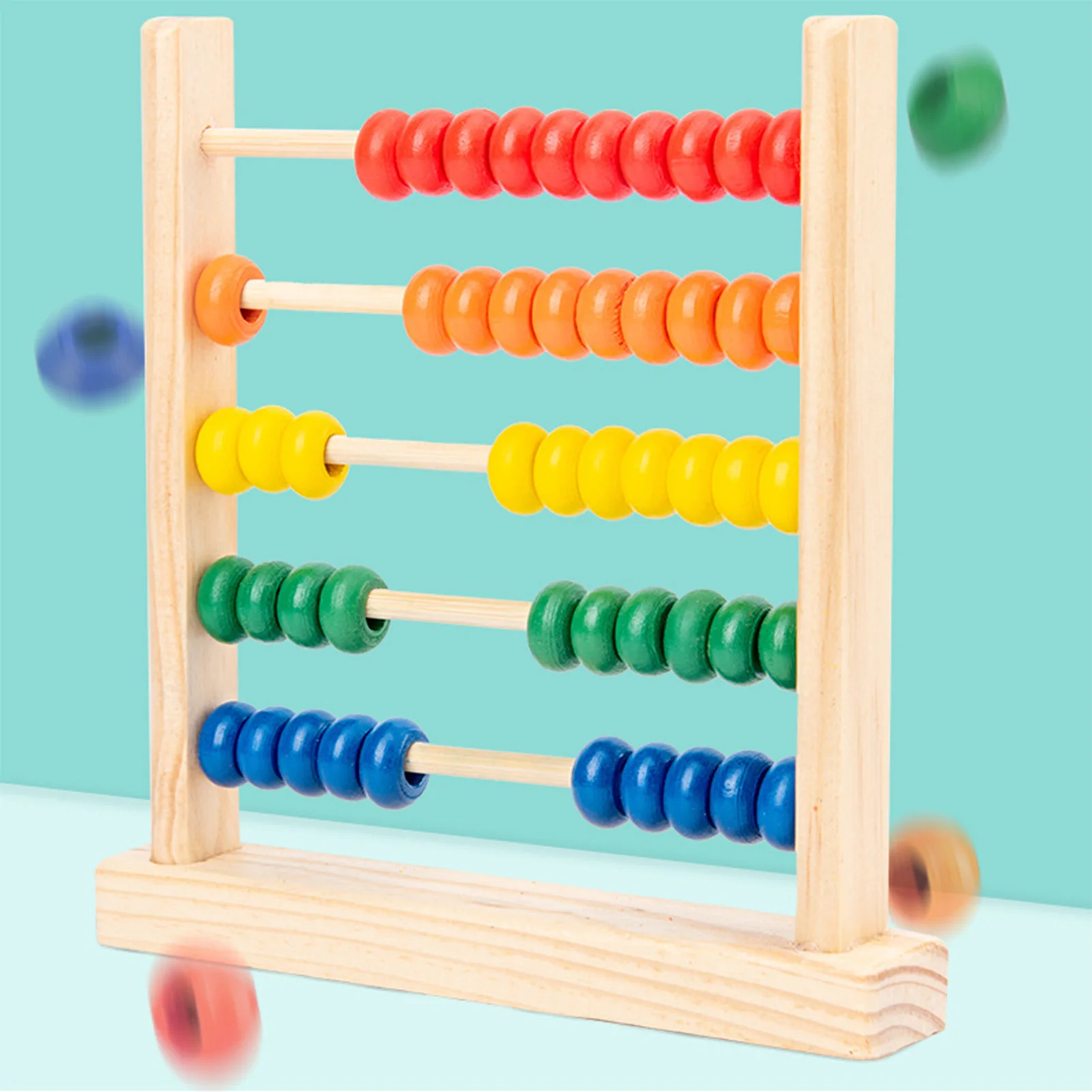 Juguetes de cálculo de Ábaco de madera, inteligencia creativa, juguetes de aprendizaje de matemáticas para niños, juguetes educativos tempranos