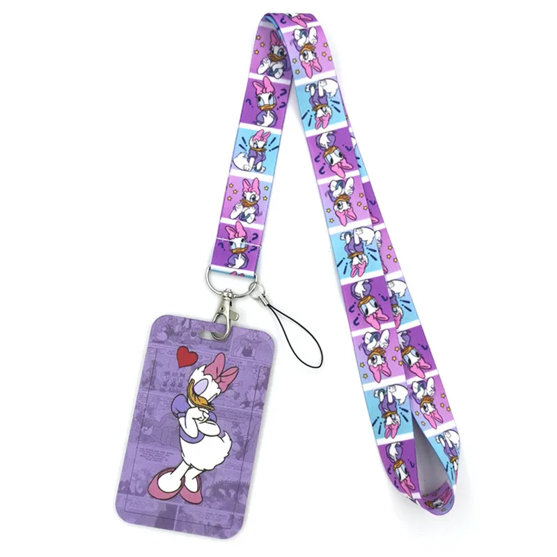 

Daisy Donald Duck Neck Strap Lanyard for keys lanyard card ID Holder Key Chain for Gifts Keychain Key Ring