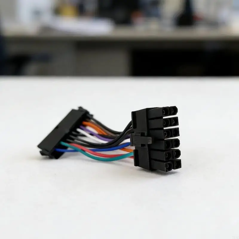 Flexible Main Power Supply Adapter Cable 24Pin To 12Pin Power Supply Cable 77JC