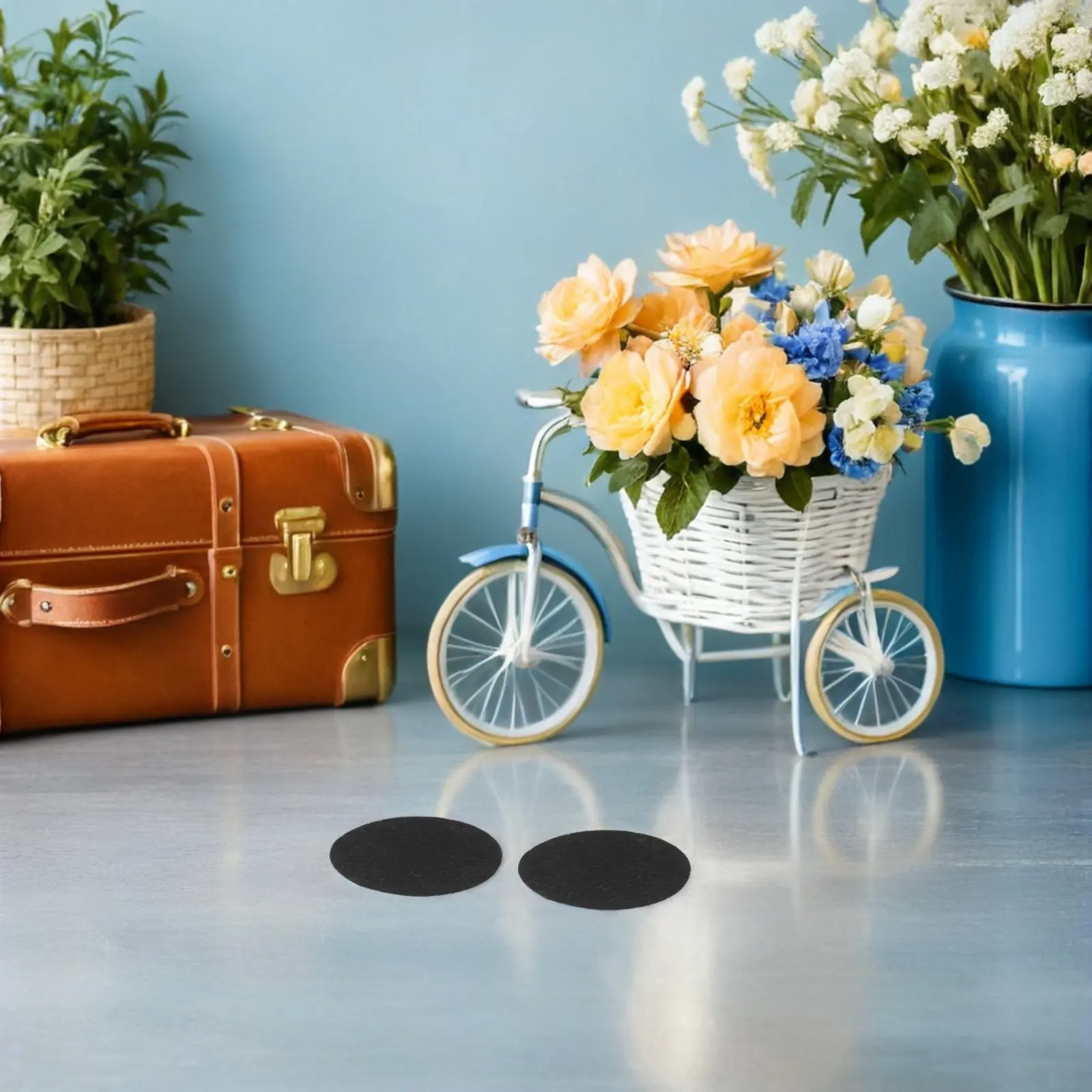 20Pcs Leakproof Plant Pot Pads Non-Woven Fabric Drainage Hole Cover Round Pot Bottom Protector Anti-Slip Garden Planter Cushion