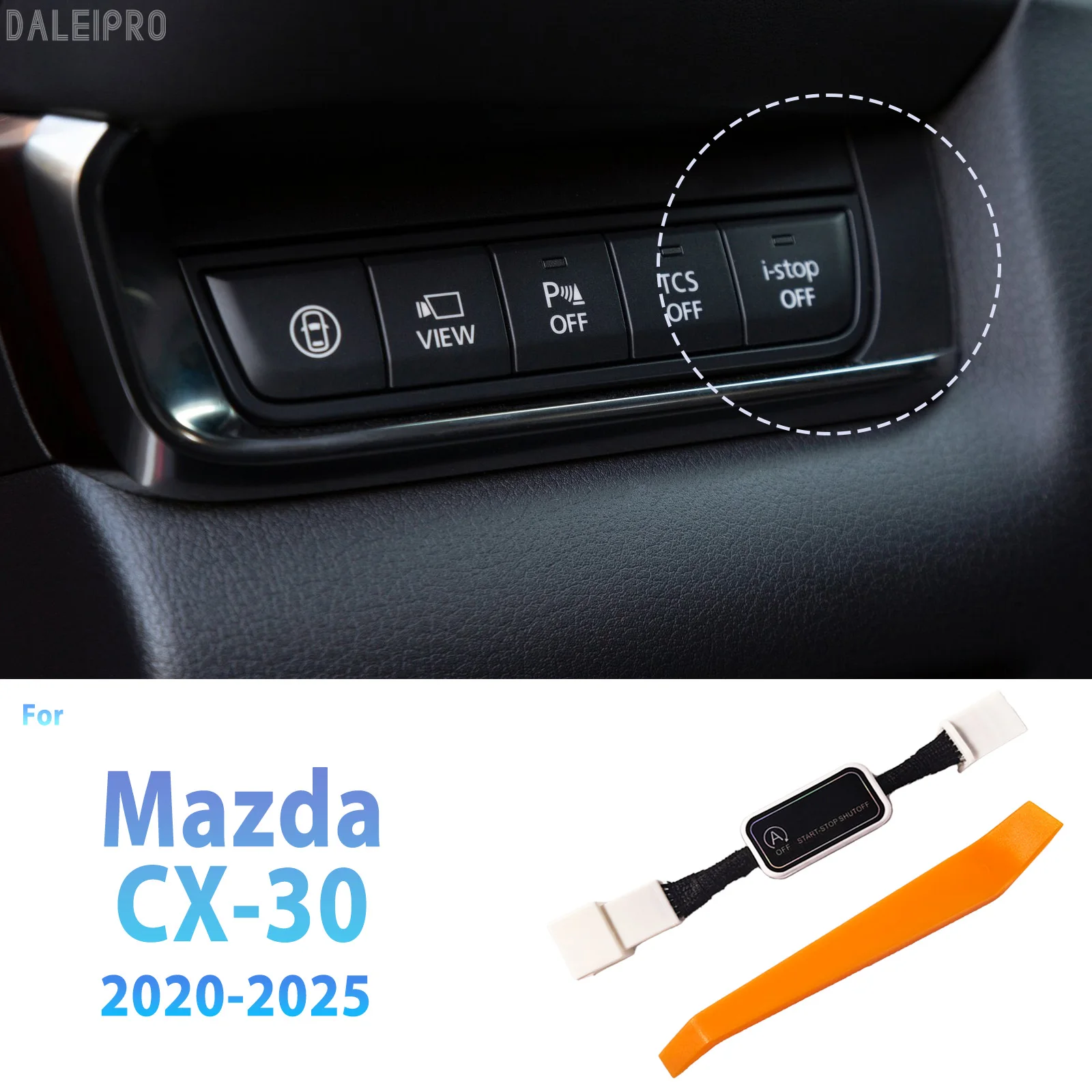 

For Mazda CX-30 CX30 2020 2021 2022 2023-2025 Automatic Stop Start Engine System Memory Module Cancel Car Auto Start Stop Switch