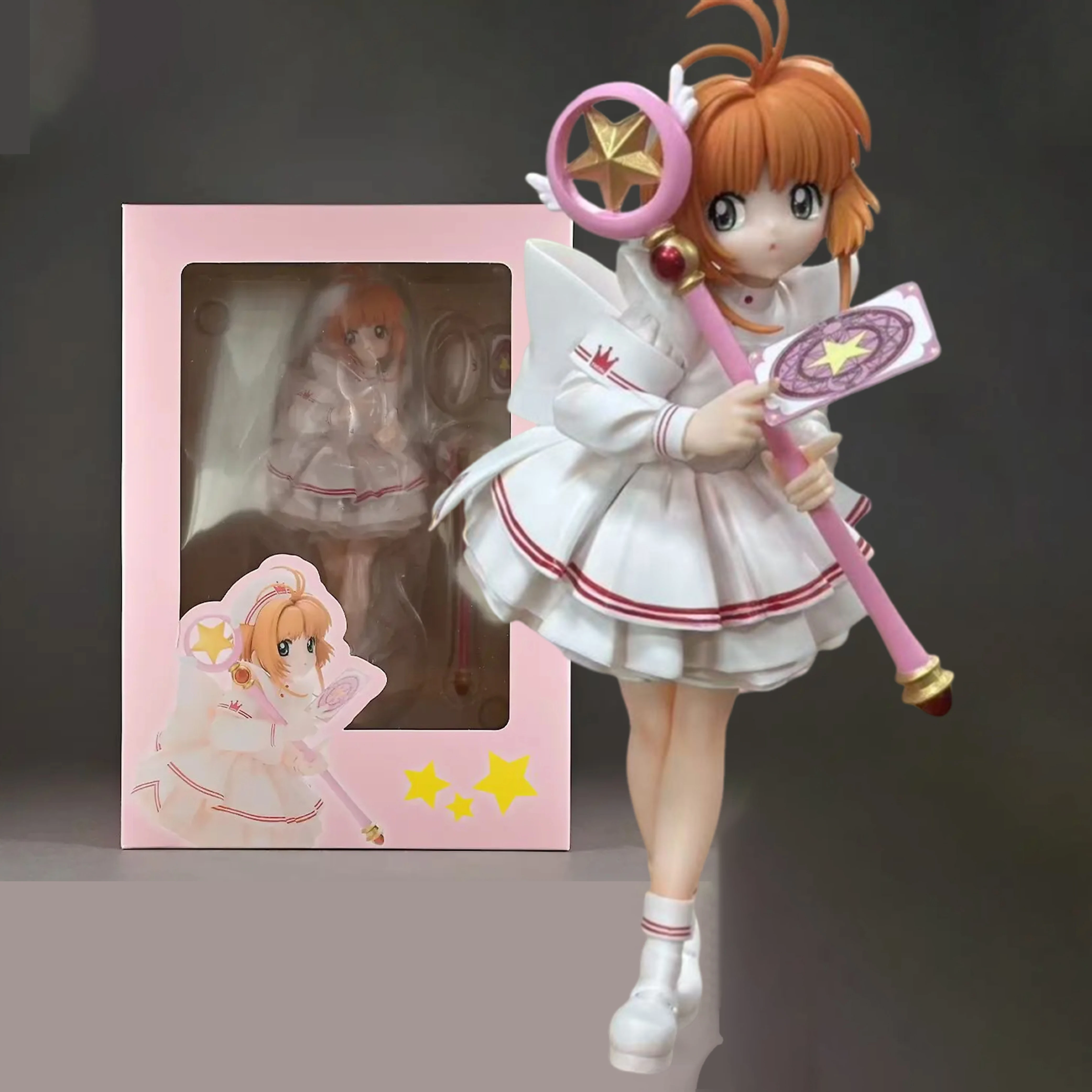 

В наличии Cardcaptor Sakura Kinomoto Sakura Рисунок 22 см ПВХ Аниме Модели Статуи Коллекция Игрушки Украшение Стола Подарки На Хэллоуин
