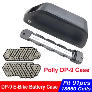 Casing Baterai E-Bike DP-9 Kotak Kosong 36V 48V 52V Cocok untuk 91 Buah 18650 Sel 10S9P 13S7P 14S6P Strip Nikel 35A BMS untuk DIY DP9 eBike 8 dild penjualan terbaik9 - №