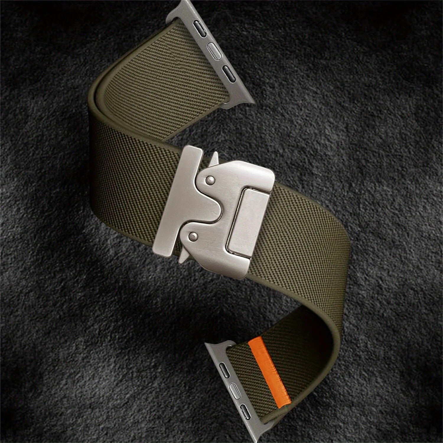 Нейлоновый ремешок для Apple Watch Band Ultra 2 49 мм 10 9 8 7 46 мм 45 мм 41 мм 44 мм 42 мм Плетеный эластичный браслет для IWatch Series 6 SE